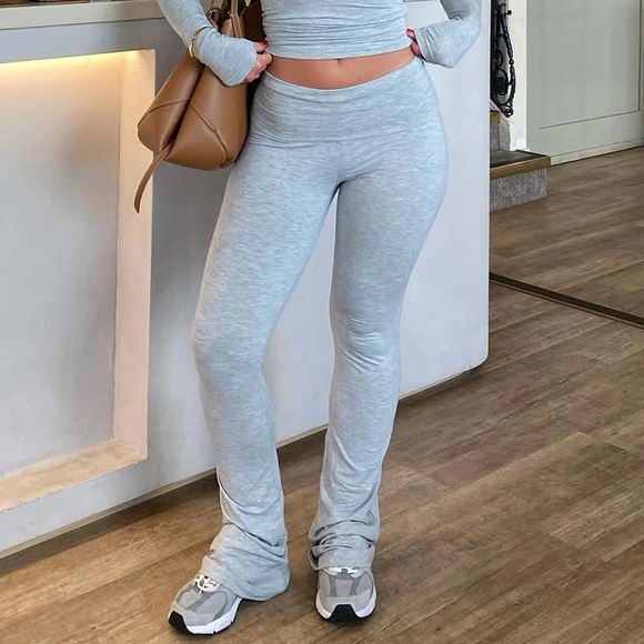 White Fox Boutique Pants - White fox don't you worry pants